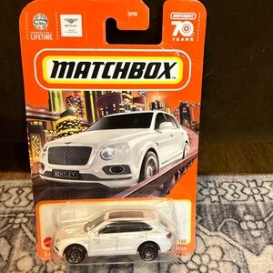 Matchbox '18 Bentley Bentayga 70 Years Series 4/100 diecast vehicle.  New in box